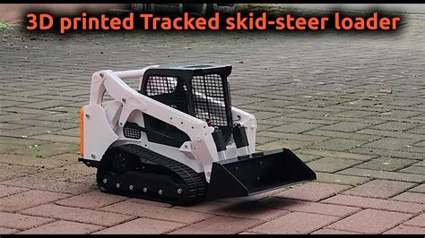 3d printed rc skid steer|3d printed skid steer.